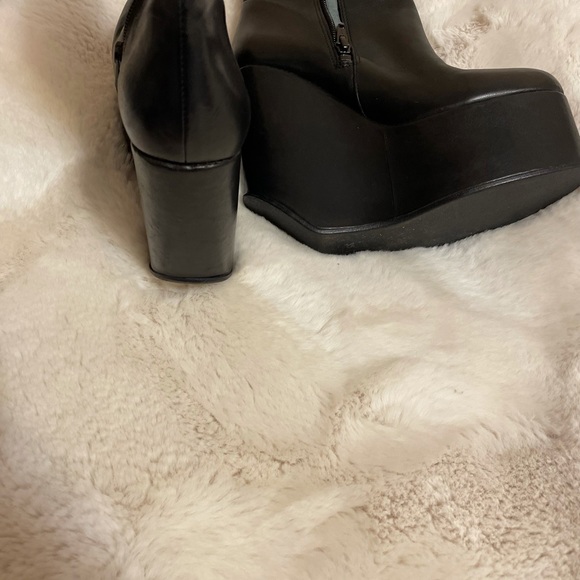 Ash leather Platform Booties Boots - Picture 2 of 12